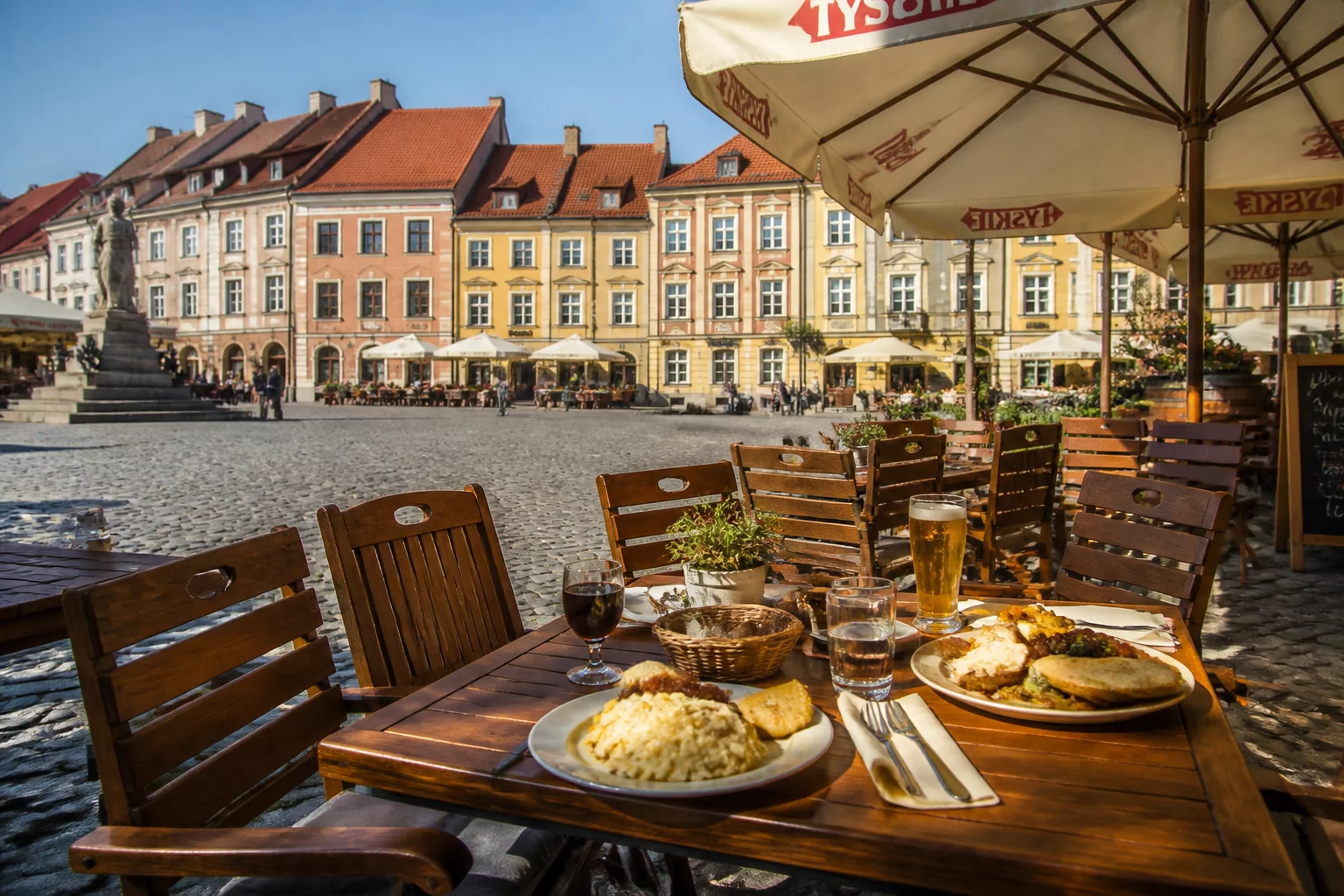 Ein freundlicher Gast im Restaurant
